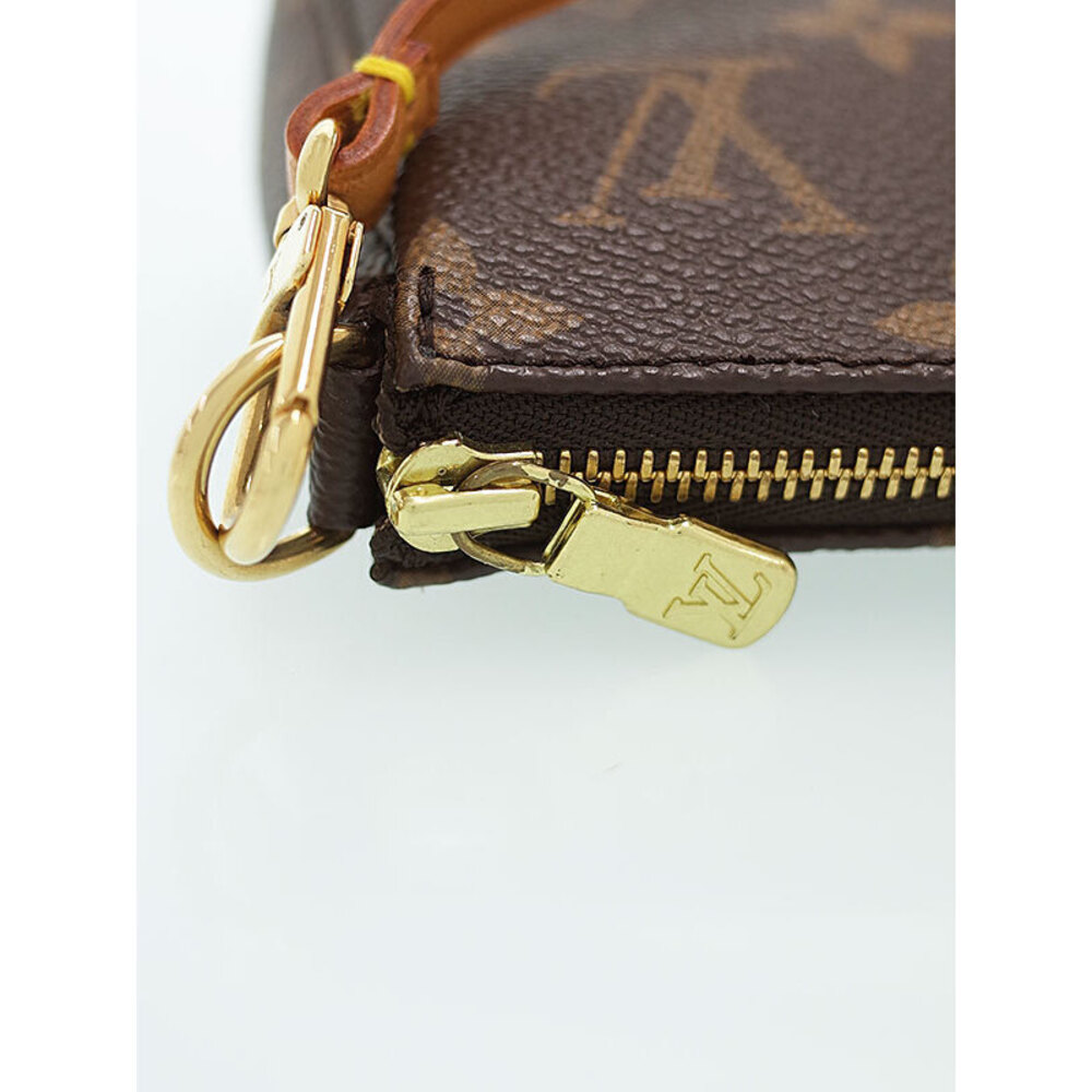 Louis Vuitton Leather Accessory Accessoires Pouch Pochette Brown Monogram - Picture 5 of 9